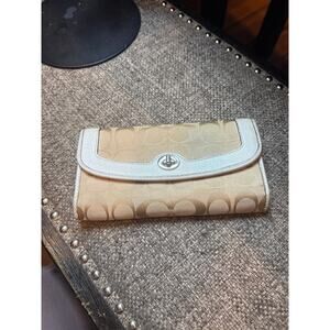 Coach Large Leather Large Wallet